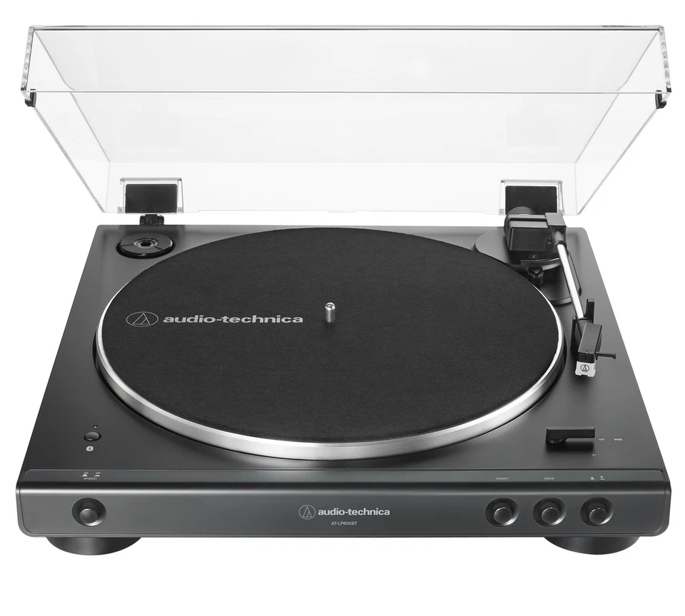 Audio-Technica AT-LP60XBT Fully Automatic Wireless Belt-Drive Turntable - Black - Image 2 of 4