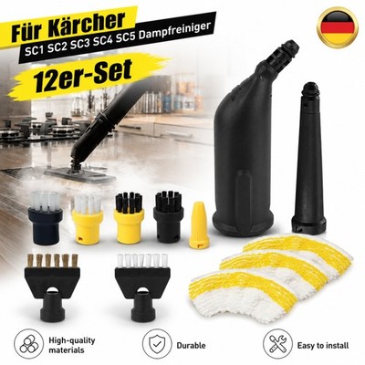 12Stück Dampfreiniger Zubehör für Kärcher Easyfix SC1 SC2 SC3 SC4 SC5 Rundbürste