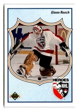 1990-91 Glenn Resch Upper Deck French Heroes - New York Islanders