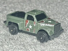 1980’s Marz Karz Diecast Pickup Truck U.S. Army Military Vehicle S8383 Vintage