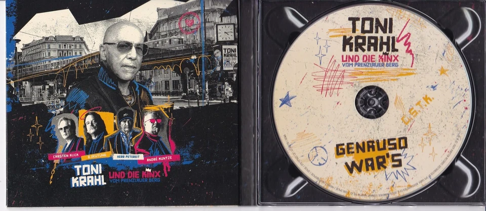 Toni Krahl und Die Kinx vom Prenzlauer Berg - Genauso war's (2025) CD Digipak - Bild 3 von 3
