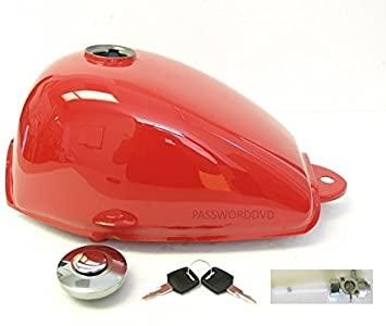ROTER TANK + DECKEL ZÜNDUNG, SCHLOSS, SCHLÜSSEL, HONDA Z50R Monkey
