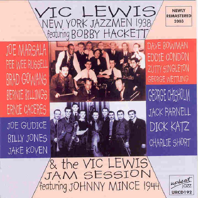 Vic  Lewis New York Jazz Men Vic Lewis Jam Sessions CD URCD192 NEW