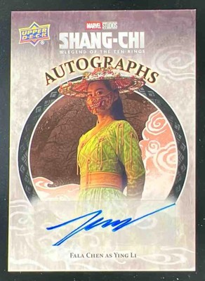 2023 Upper Deck Marvel Shang-Chi and the Legends Ten Rings Fala Chen Auto