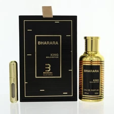 King Gold by Bharara Beauty Box for Men 3.4 Oz Eau De Parfum Spray
