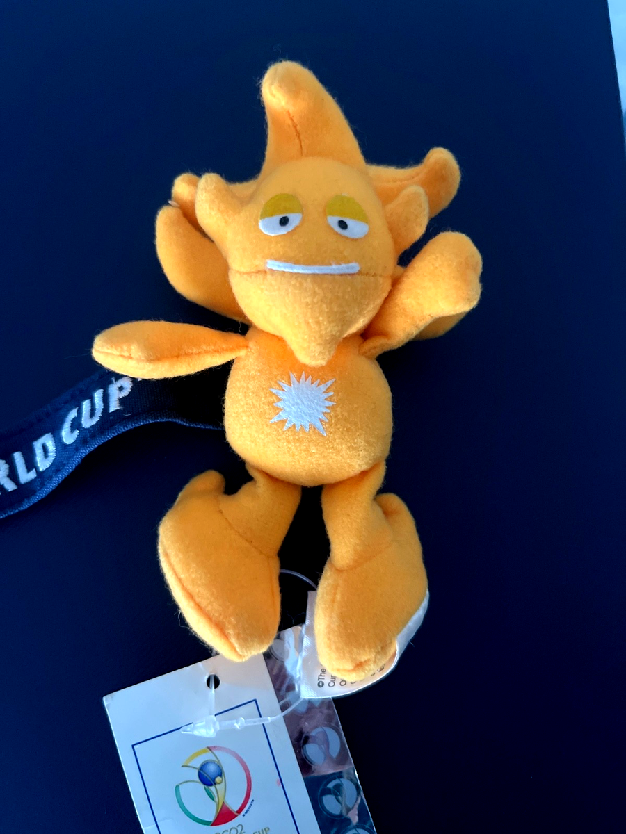2002 FIFA World Cup Mascot Ato Korea Japan Spheriks 9” Orange