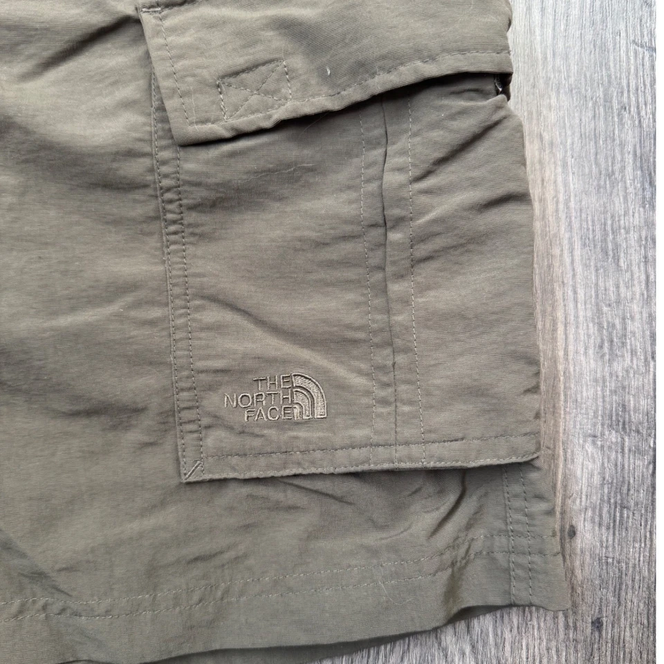 Pantalones Cortos Carga The North Face Para Hombre Verde Oliva Cinturón Exterior Senderismo Talla S Foto 3 de 4