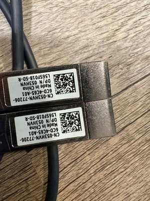 Dell 10Gb SFP+ DAC Kabel 3m   Direct Attach Copper Cable   DP/N 053HVN