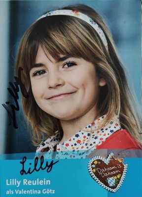 Lilly Reulein Autogramm, Kinderstar, Dahoam is Dahoam, RAR