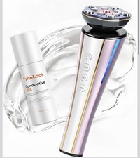 Microcurrent Facial Device 4-In-1 Beauty Device with Red Light Therapy and Blue