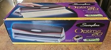 Swingline NIB Optima 20 Electric Paper Punch 3 Holes 20 Sheets Black/Silver
