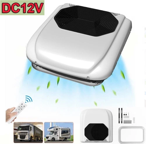 12V Rooftop Parking Air Conditioner RV AC Unit for RV Motorhome Caravan 11000BTU