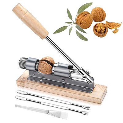 Heavy Duty Nutcracker Tool for Pecan, Walnut, Almond, Hazelnut & Chestnut
