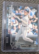 2000 Upper Deck Ovation - Center Stage Chipper Jones #CS9 Silver