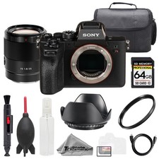 Sony a7R IVA  Sony FE 35mm f/1.8 Lens 64GB  Bag UV Filter- Basic Kit