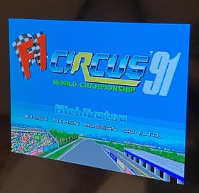  Confirmed to work F1 Circus 91 PC Engine Nichibutsu
