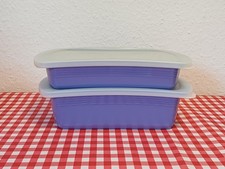 2 x Tupperware * Four Seasons * Lunchbox * Aufbewahrungsbox * lila / transparent
