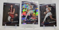 Kiki Iriafen RC 2025 Prizm WNBA Cracked Ice + Base #72 + Variation #149 Mystics!