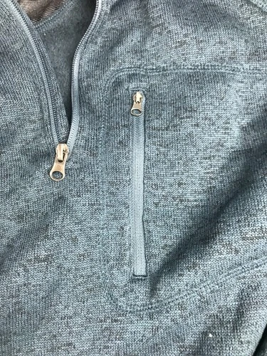 Magellan Outdoors Men's Blue Full Zip Fleece Jacket w/ Pockets Size Medium image 3