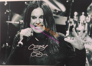 OZZY OSBOURNE Autographed signed photo