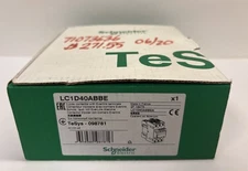 SCHNEIDER LC1D40ABBE Contactor 3 Pole 24V DC New