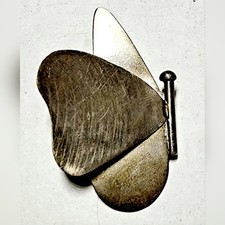 Vintage Pewter Butterfly Pendant