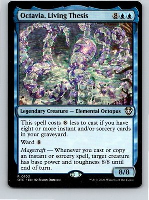 Magic the Gathering Octavia, Living Thesis Outlaws of Thunder Junction Commander