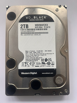 Western Digital WD Black WD2003FZEX 2TB 3,5'' SATA Festplatte