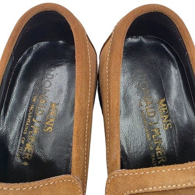 NEW Donald J. Pliner Italy Camel Tan Sport Suede Loafers Dress Shoes Men size 7M NEW Donald J. Pliner Italy Camel Tan Sport Suede Loafers  main image 4