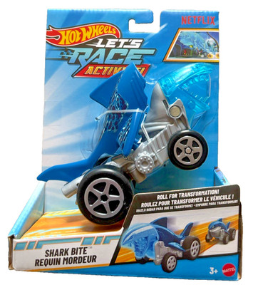 2025 Hot Wheels Shark Bite Netflix Let s Race Activate Roll To Transform NEW 3+