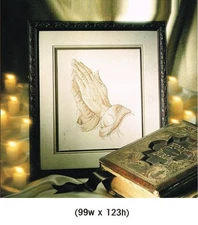 PRAYING HANDS  CROSS STITCH PATTERN ONLY  -  KN  WUP