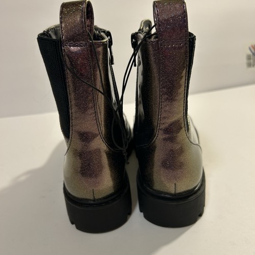 Kampfstiefel Mädchen Größe 1 lila Glitzer Kunstklasse Junior - Bild 4 von 8
