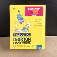 Symantec Norton PC Anywhere Version 2.0 DOS Windows 3.1 Windows 95 New Sealed