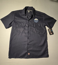 Dickies FLEX Mens Short Sleeve Button Front W...