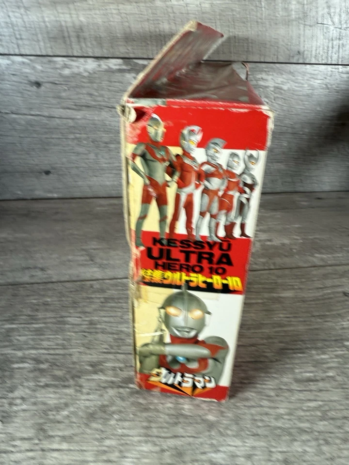 Винтажные редкие экшн-фигурки Bandai 1991 KESSYU ULTRA 10 HERO 4,5 дюйма - Изображение 3 из 4