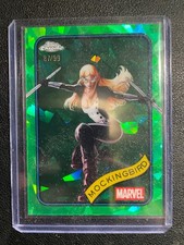 Mockingbird 2025 Topps Chrome Sapphire Edition Marvel #37 Green Sapphire /99