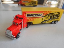 Matchbox Convoy Kenworth Aerodyne + trailer "Matchbox" in Orange/Yellow