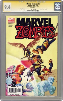 Marvel Zombies #4A 1st Printing CGC 9.4 SS Robert Kirkman 2006 1274249005