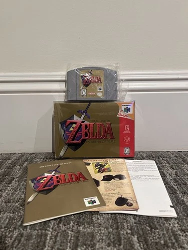 Zelda Ocarina of Time - Nintendo 64 N64 - Authentic, Working, CIB