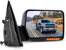 2004-14 F-150 F250 Passenger Side Towing Mirror Amber Turn Signalcompatible Rep