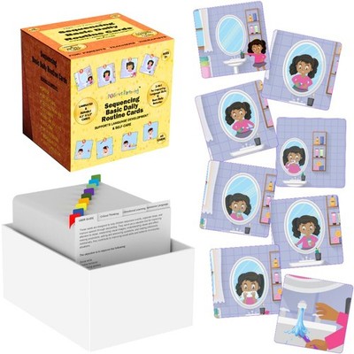 Sequencing Basic Daily Routine Conversation Cards | Learning Material for Soc...
