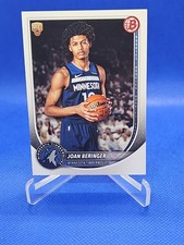 2025-26 Bowman Basketball #17 Joan Beringer, Minnesota Timberwolves RC