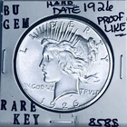 1926 P BU GEM PEACE SILVER DOLLAR UNC MS+++ U.S. MINT RARE COIN 8588