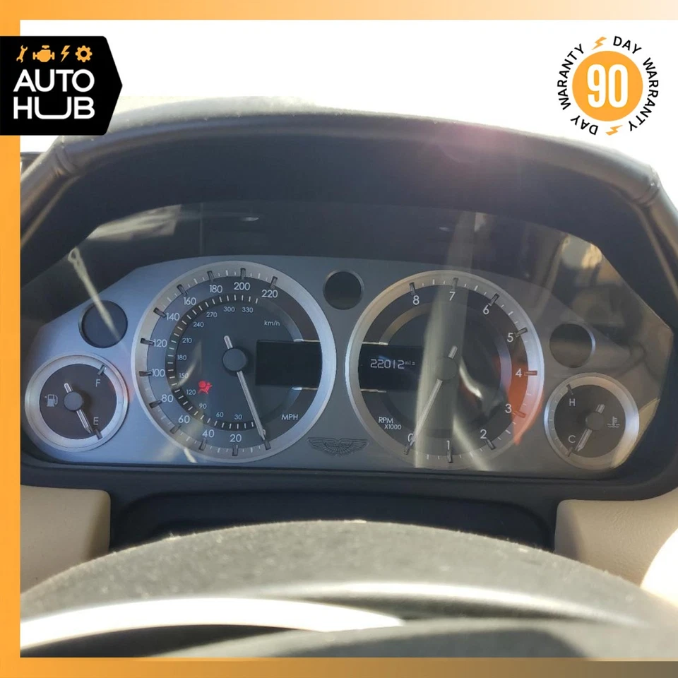 06-16 Aston Martin DB9 V8 Vantage Instrument Cluster Speedometer OEM 22k - Изображение 2 из 4