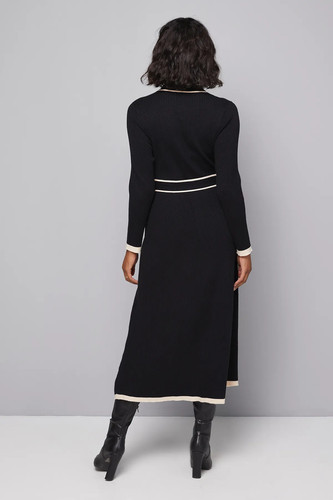 Wallis Black Knitted Dress Womens Daywear Jumpers & Cardigans - Picture 5 of 5