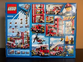 LEGO 60004 CITY - Fire Station - New - Sealed