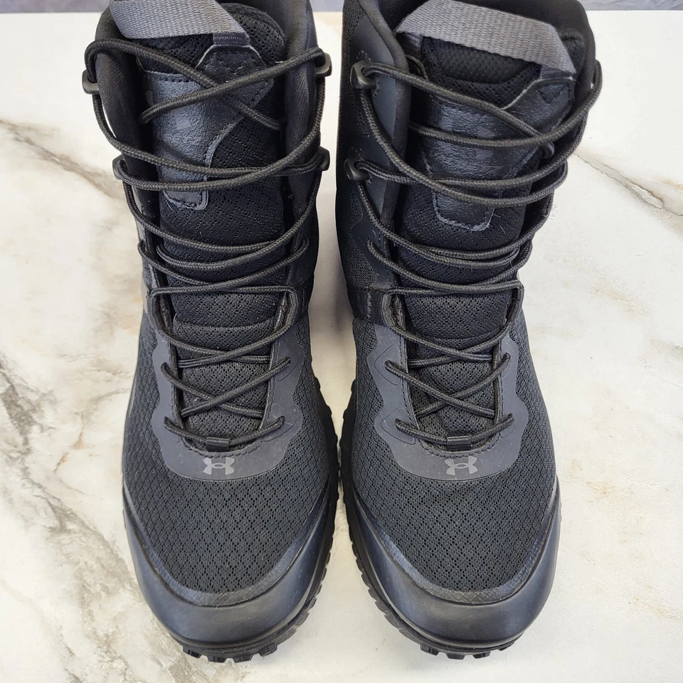 Under Armour Micro G Valsetz Boots Men's Size 8.5 2E (Wide) Black - Image 4 of 4