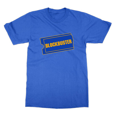 Blockbuster Logo T-Shirt Retro 90s Movie Film Video Geschenk für Dad