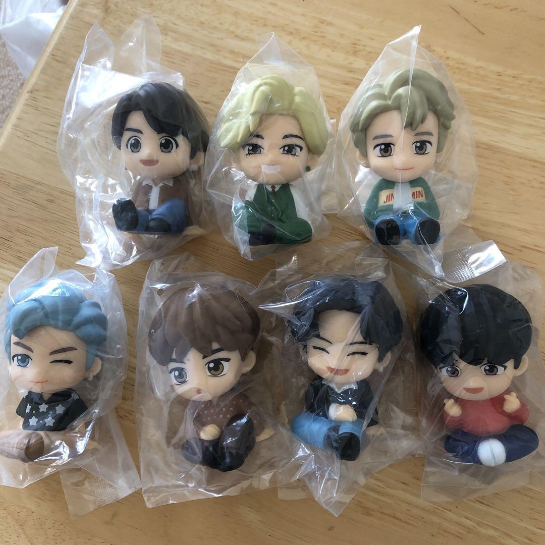 BTS Tiny TAN フィギュアセット 7人フルセット BTS Tiny tan Dynamite Rilacot figure set of 7 complete set BIGHIT
