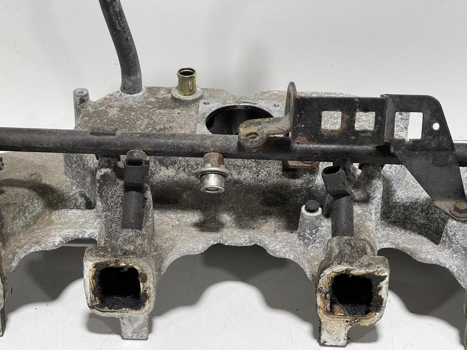 05-06 Jeep Wrangler TJ 4,0 L COLECTOR DE ADMISIÓN DE AIRE RIEL DE COMBUSTIBLE FABRICANTE ORIGINAL 04854036AC CC Foto 3 de 4